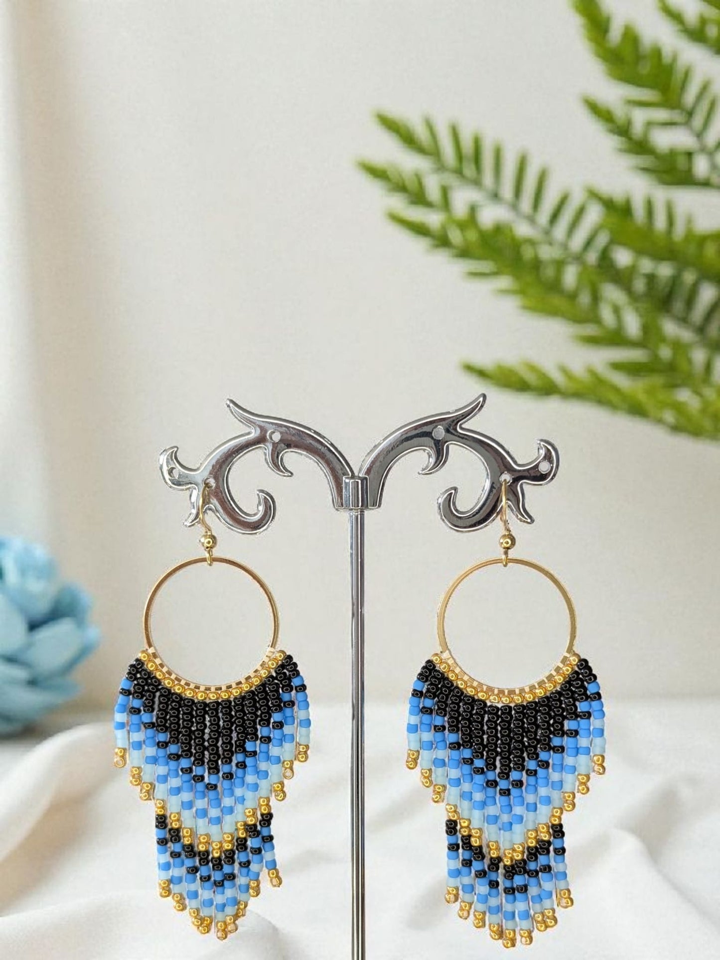 Pendientes - Amanecer Azul