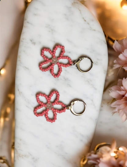 Pendientes de flor