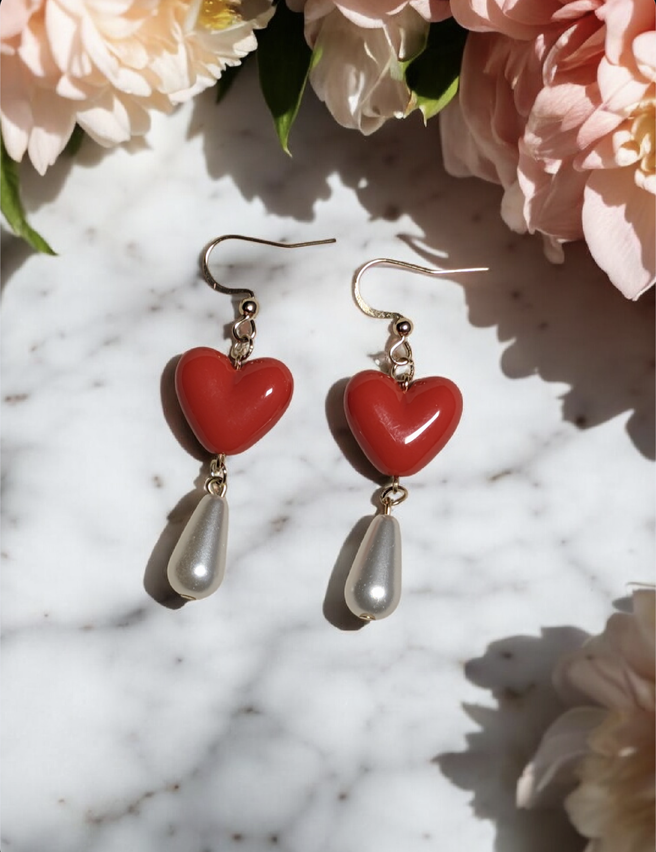 Pendientes de corazones